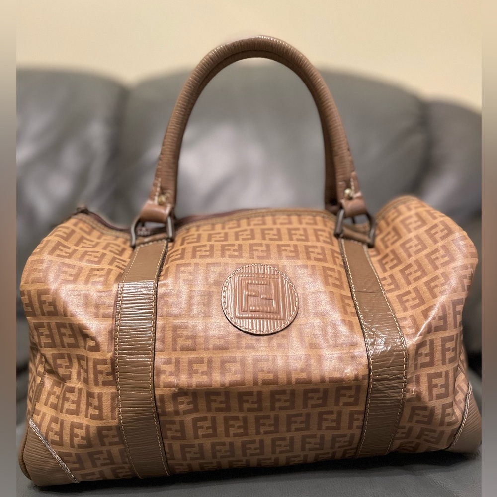 Vintage Fendi Boston bag that needs a little extra TLC